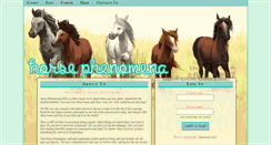 Desktop Screenshot of horsephenomena.com